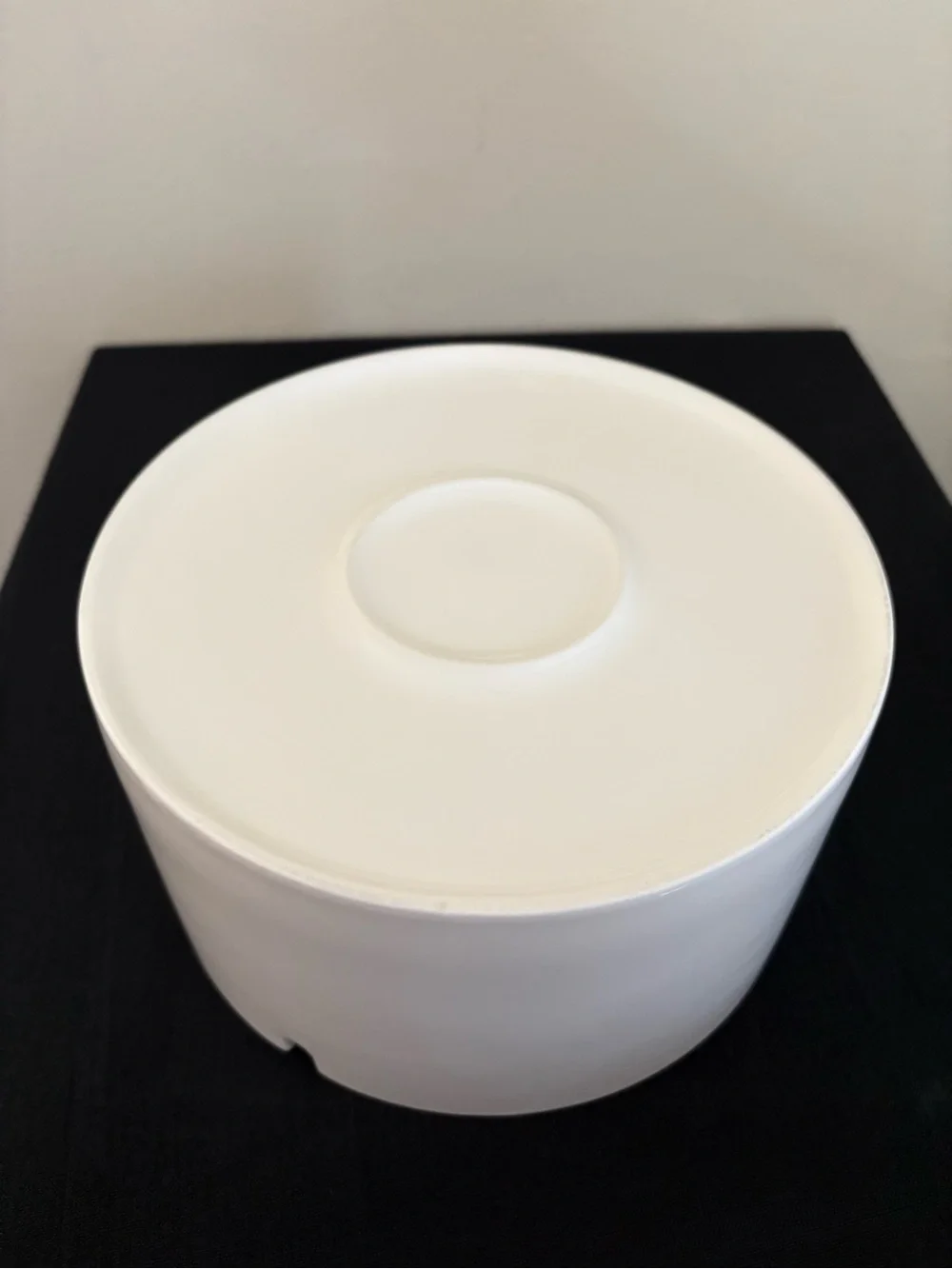 Ceramic Cat Dog Water Fountain Replacement Bowl Base White 71 oz PART ONLY